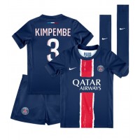 Camiseta Paris Saint-Germain Presnel Kimpembe #3 Primera Equipación para niños 2024-25 manga corta (+ pantalones cortos)